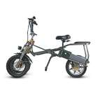 Convenient Electric Tricycle Bike High End 14 Inch Folding Hydraulic Disc Brakes