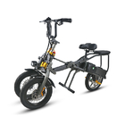 Convenient Electric Tricycle Bike High End 14 Inch Folding Hydraulic Disc Brakes