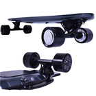 15KMH Portable Electric Skateboard , Diy Electric Longboard Kit Dual Belt Motor