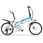 LANKELEISI 20 Inch Electric Folding Bike 13AH L G Battery Rear Derailleur