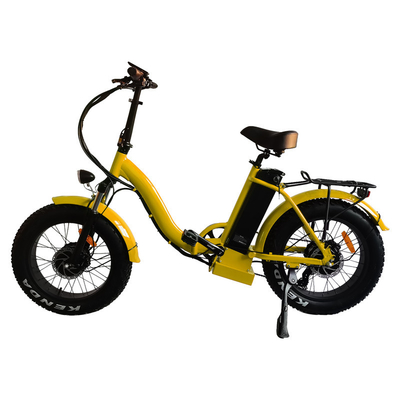Hybrydowy rower składany elektryczny rower z grubymi oponami